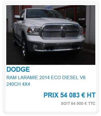 annonce RAM 1500 Eco Diesel