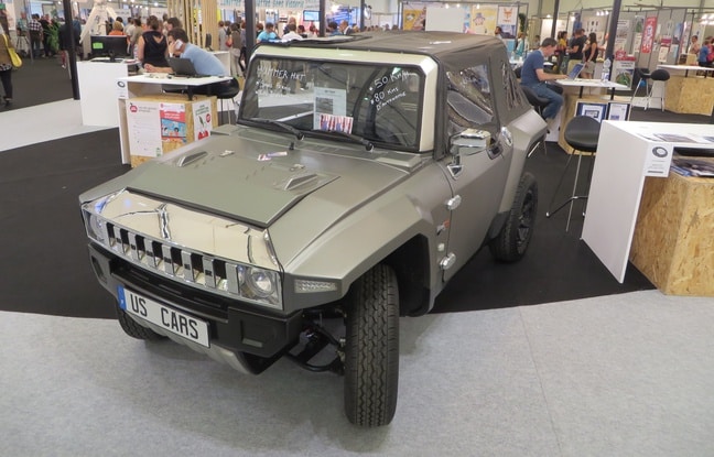 Strasbourg, le 9 septembre 2015 - Inventions du concours Lépine de la Foire européenne 2015. Hummer 100% électrique et sans permis de US Cars Technologie.